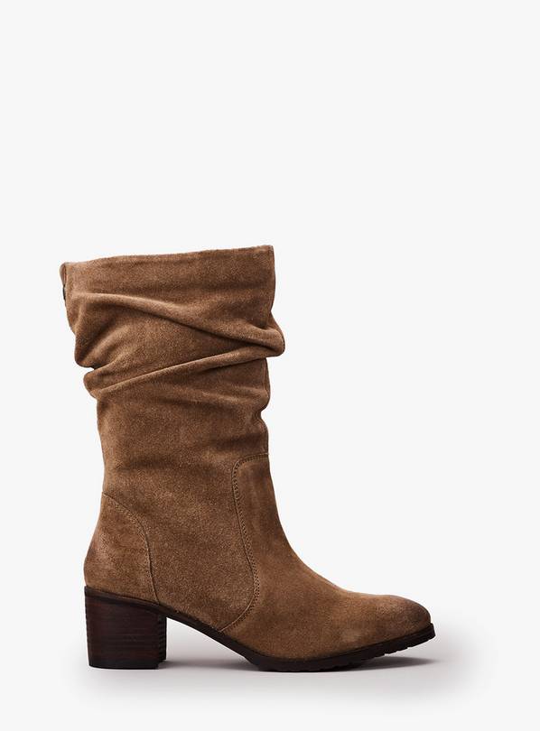 Taupe store suede boots