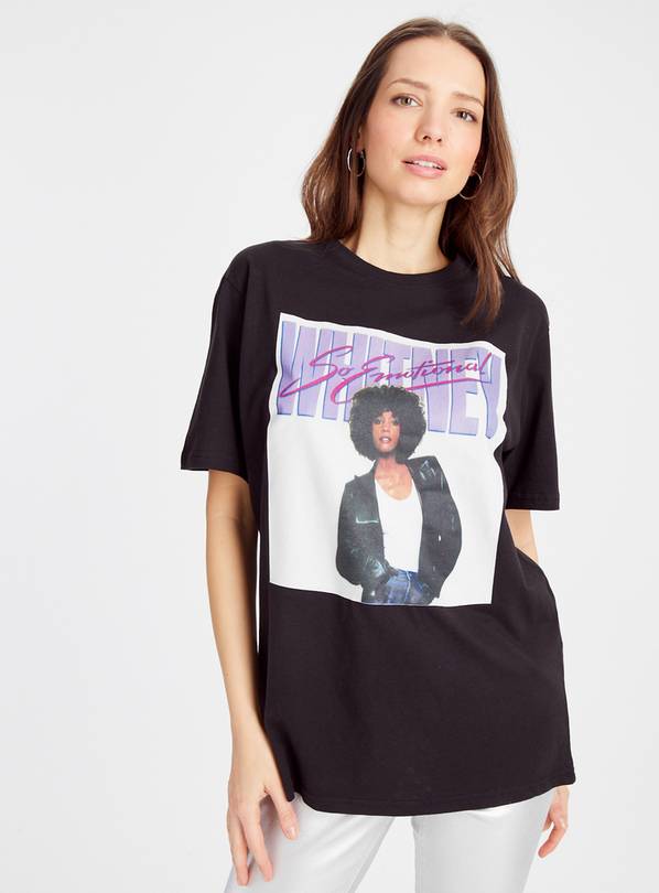 Buy Black Whitney Graphic T-Shirt M | T-shirts | Tu