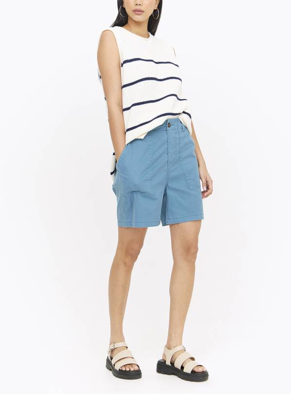 Blue Tea Dye Shorts 14