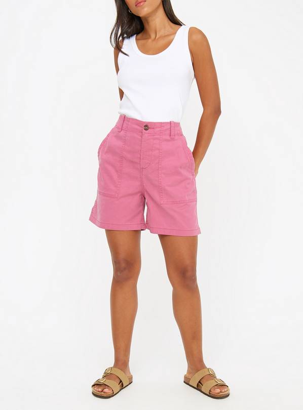 Pink Tea Dye Shorts 24