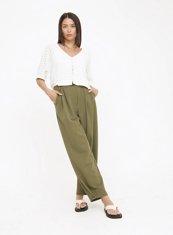 White Pointelle Short Sleeve Cardigan 14