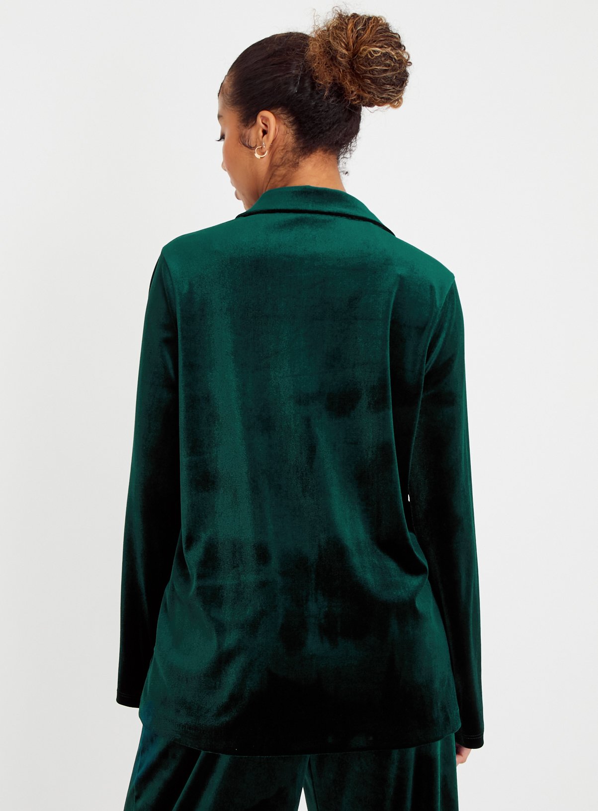 Green Velvet Coord Blazer 12 - Image 4 thumbnail