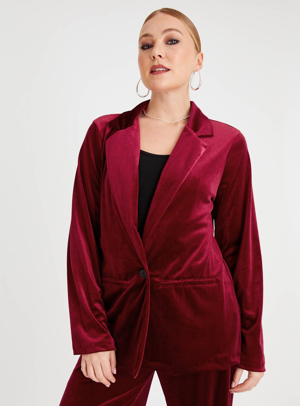 Red Velvet Coord Blazer 16 - Image 1