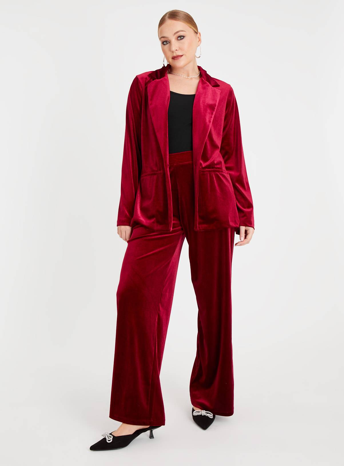 Red Velvet Coord Blazer 16 - Image 2