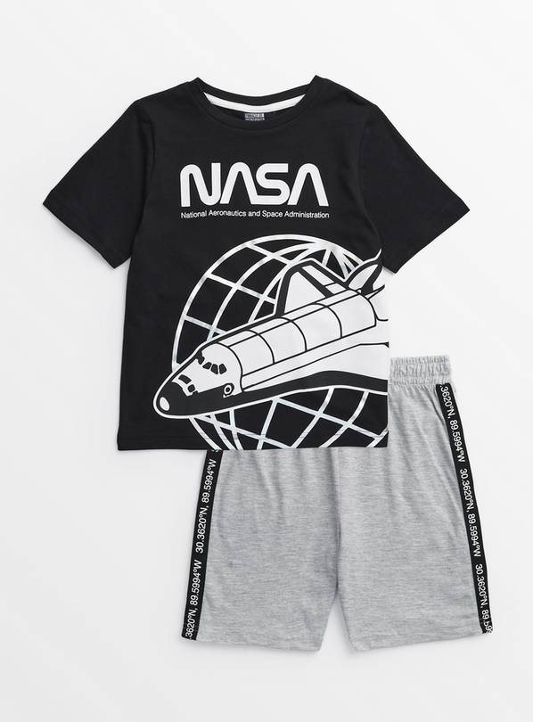 NASA Graphic Print Short Sleeve Pyjamas 4-5 years