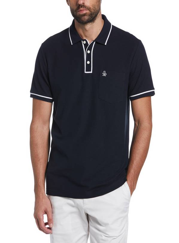 Buy ORIGINAL PENGUIN Earl Sticker Polo XXL T shirts and polos