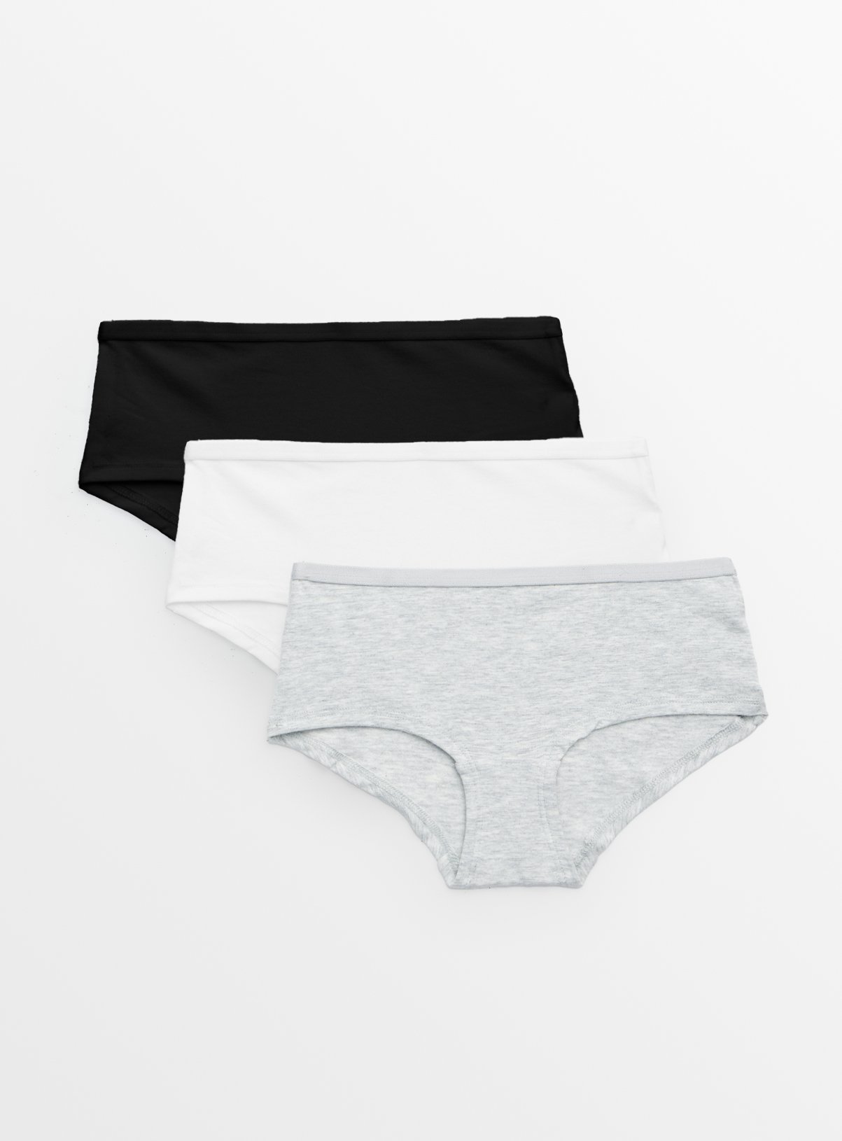 Plain Short-Style Briefs 3 Pack (10-11 Years) - Tu by Sainsbury's
