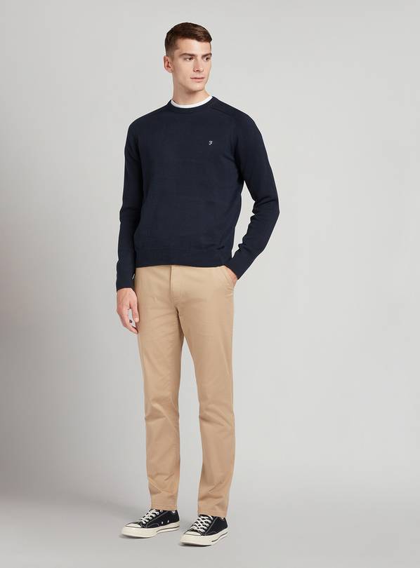 Farah navy outlet jumper