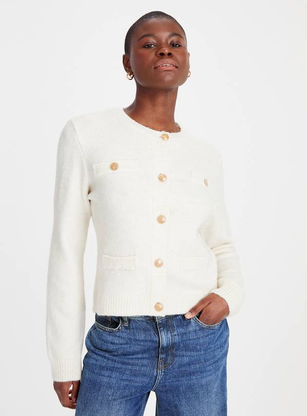 Casual Oatmeal Cardi - Cardigans