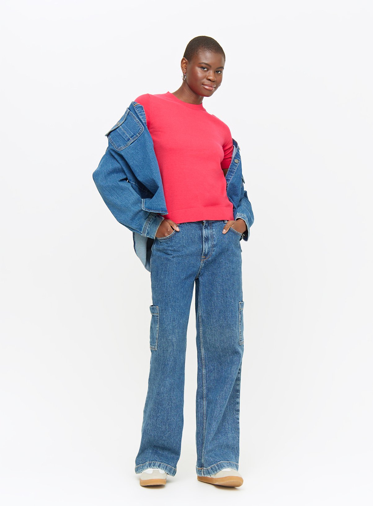 Pink Soft Touch Short Sleeve Jumper 24 - Image 2 thumbnail