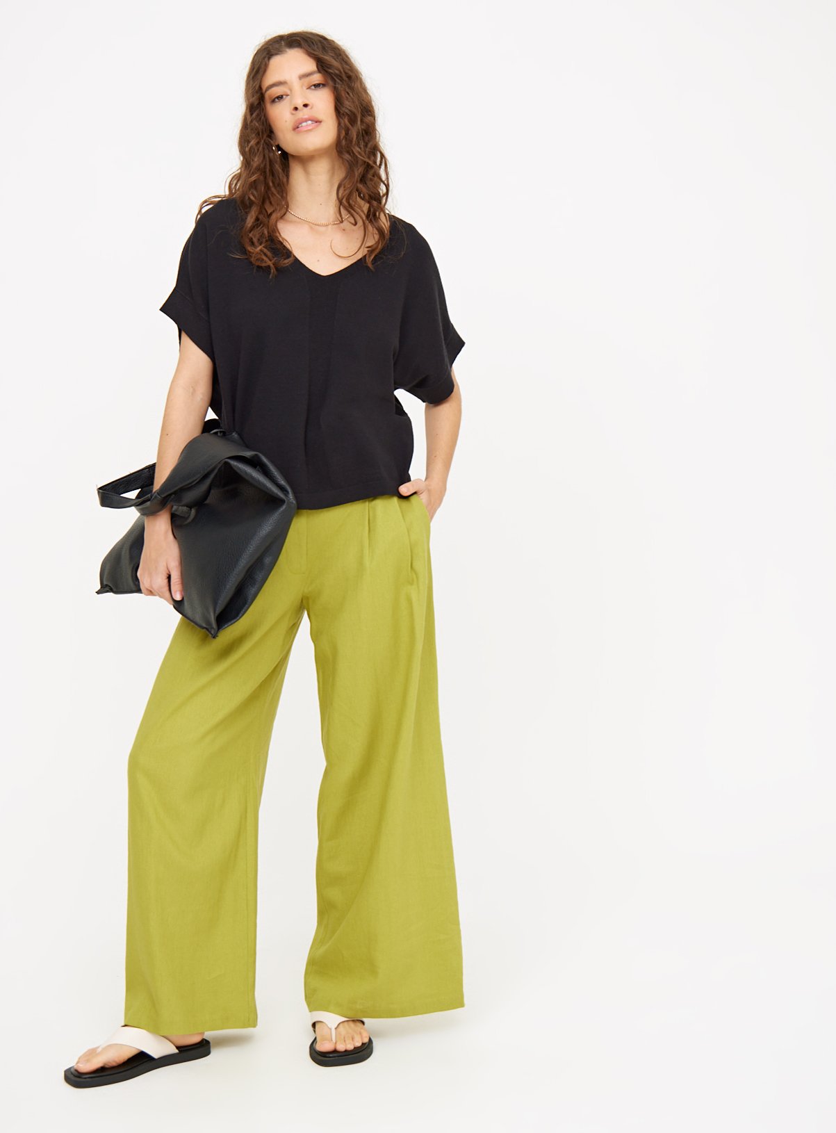 Black Soft Touch V Neck T-Shirt 16 - Image 2 thumbnail