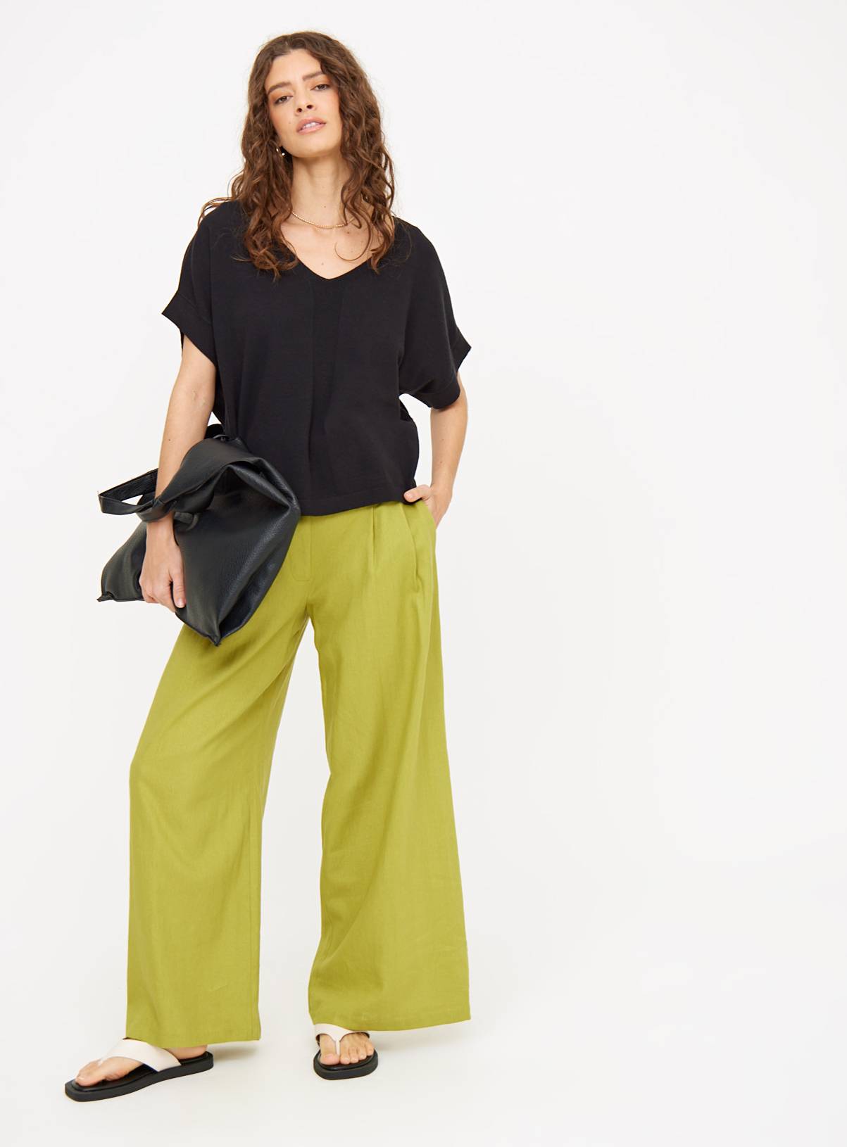 Black Soft Touch V Neck T-Shirt 16 - Image 2