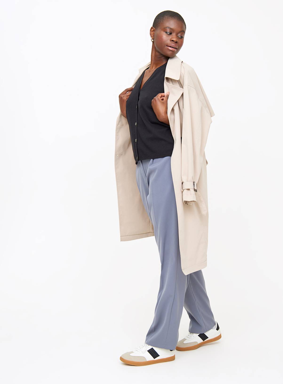 Black Soft Touch Button-Through Vest 14 - Image 2