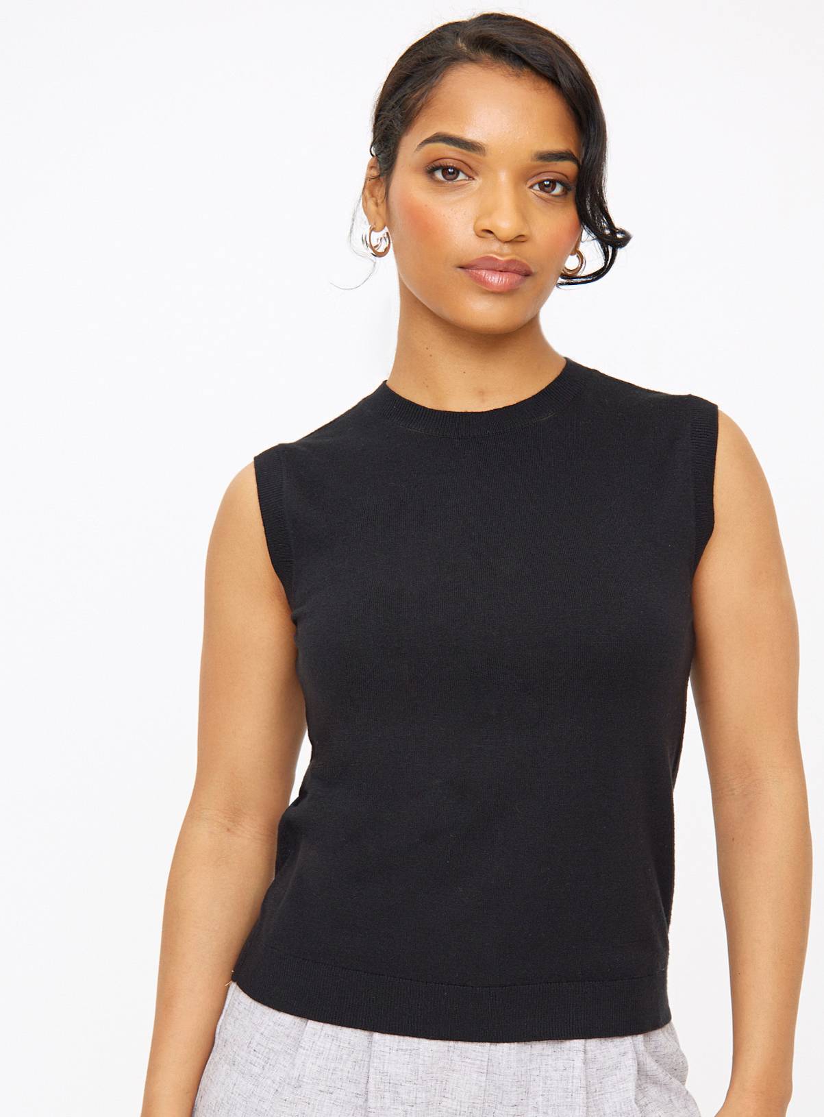 Black Soft Touch Tank Top  10 - Image 1