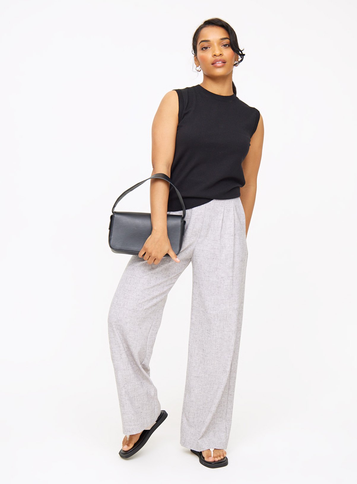 Black Soft Touch Tank Top  10 - Image 2 thumbnail