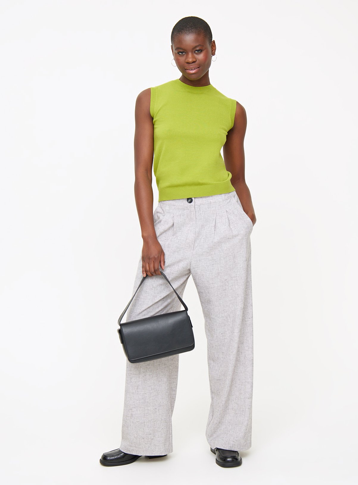 Lime Green Soft Touch Tank Top 16 - Image 2 thumbnail