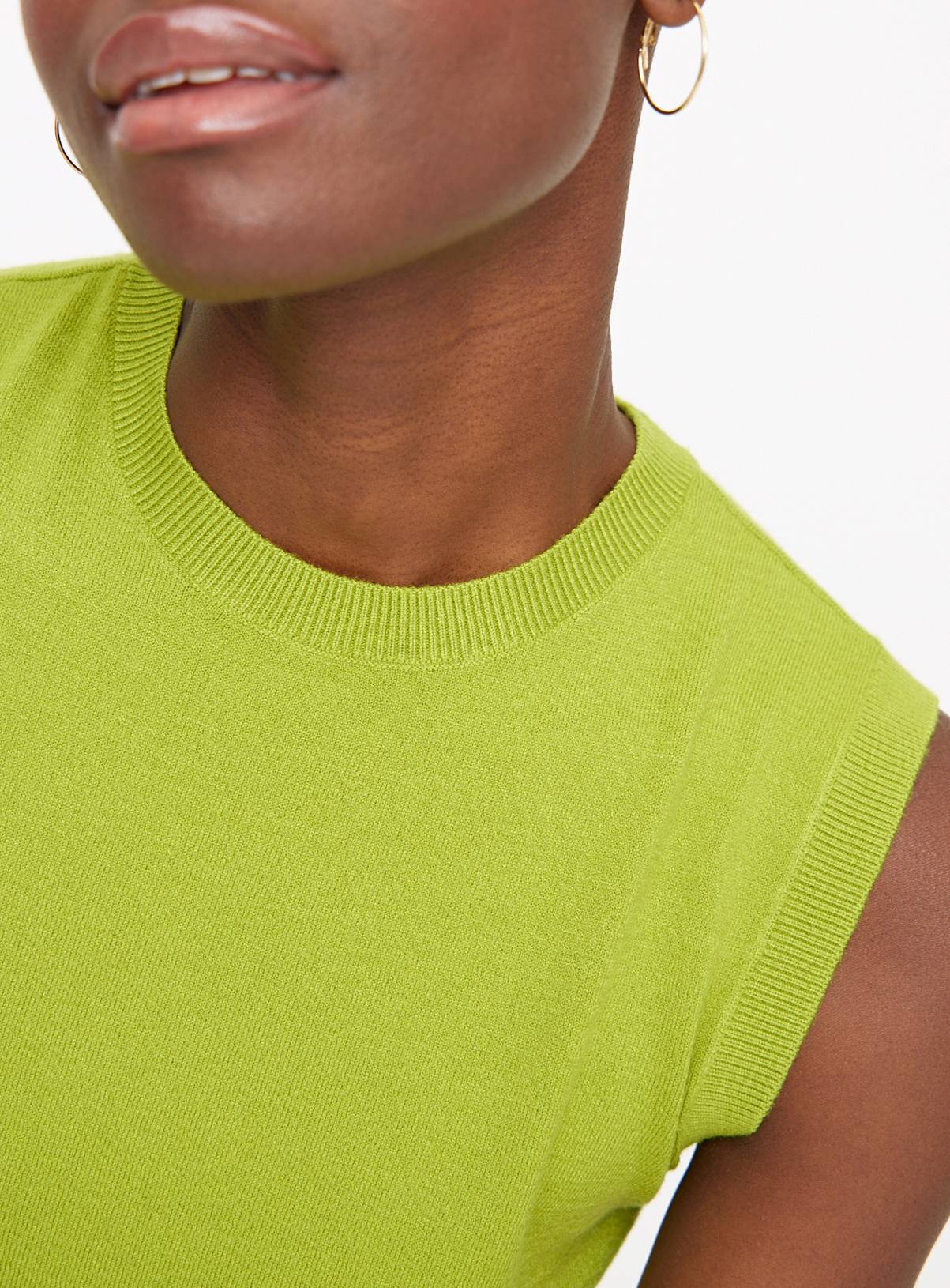 Lime Green Soft Touch Tank Top 16 - Image 3