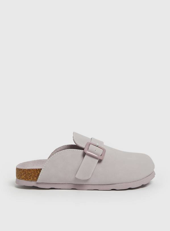 Lilac Footbed Slip-On Clogs 1