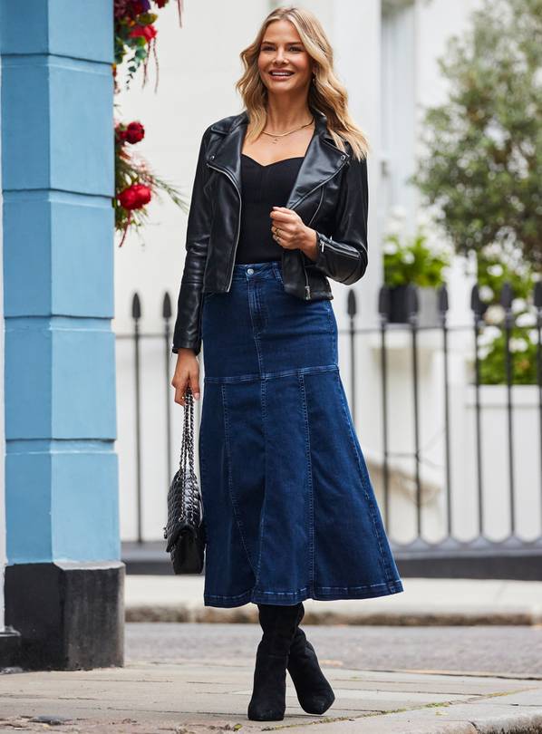 Woman Within Women's Plus Size Perfect Cotton Back Elastic Jean Jean