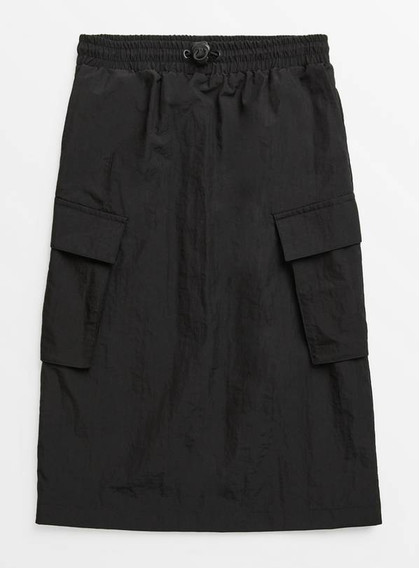 Black Parachute Midi Skirt 5 years