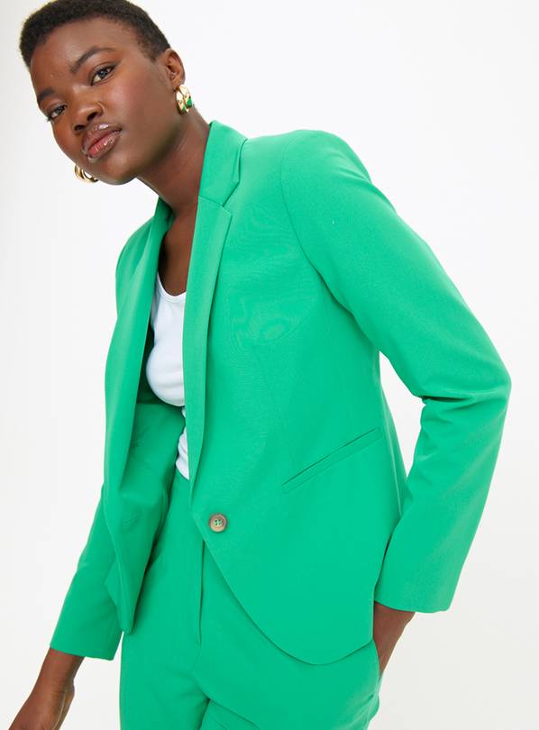 Bright Green Tailored Coord Blazer  14