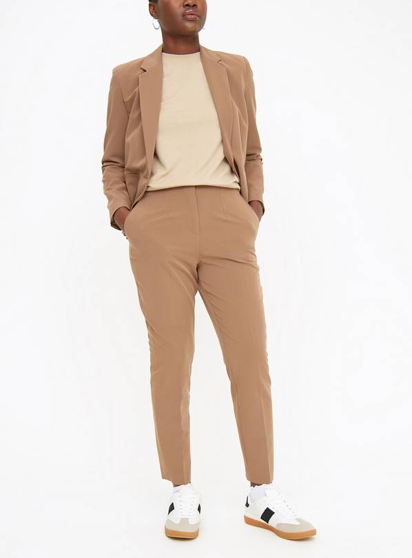 Tan Tapered Coord Trousers 20S