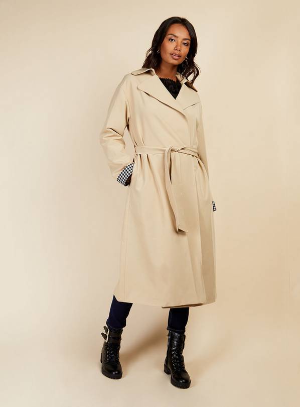 Long camel trench coat womens sale