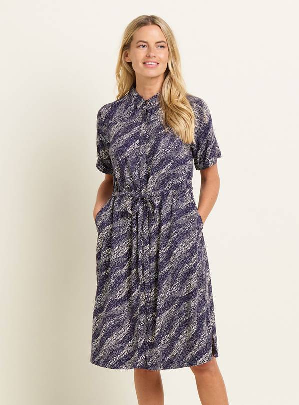 Brakeburn woven shop stripe dress