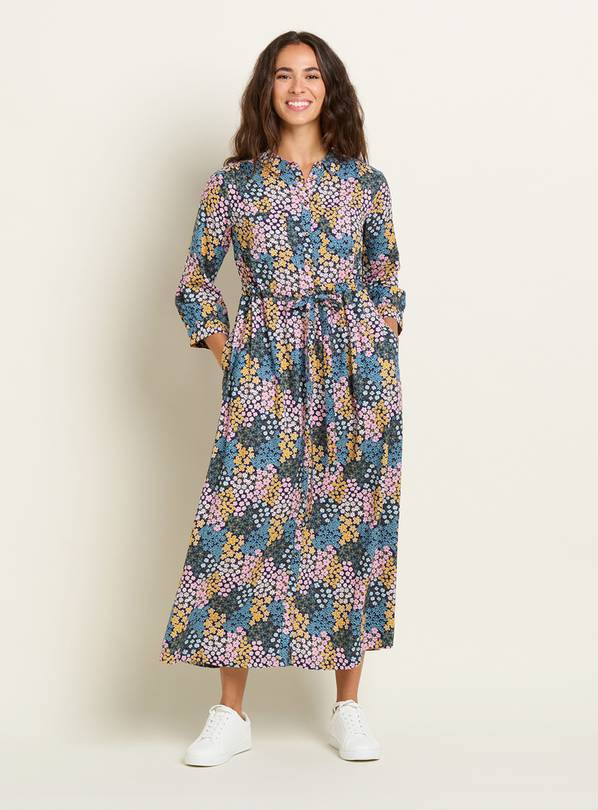 Buy BRAKEBURN Wildflower Meadow Shirt Dress 12 | Workwear | Tu