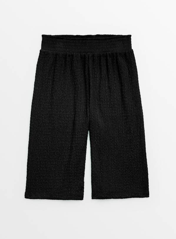Black Textured Culottes 5 years