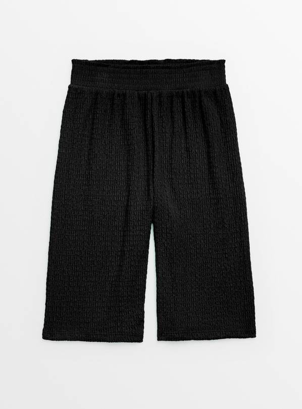 Black Textured Culottes 9 years