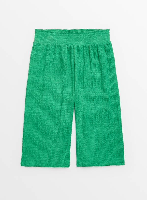 Green Textured Culottes 13 years