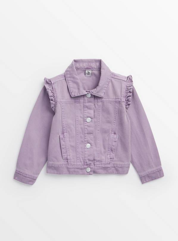 Lilac Frill Denim Jacket 1-2 years