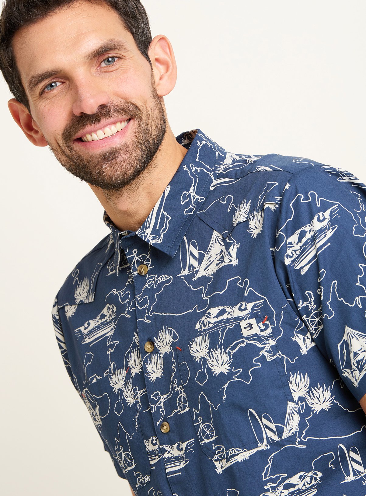 BRAKEBURN Harbour Shirt XL - Image 3 thumbnail