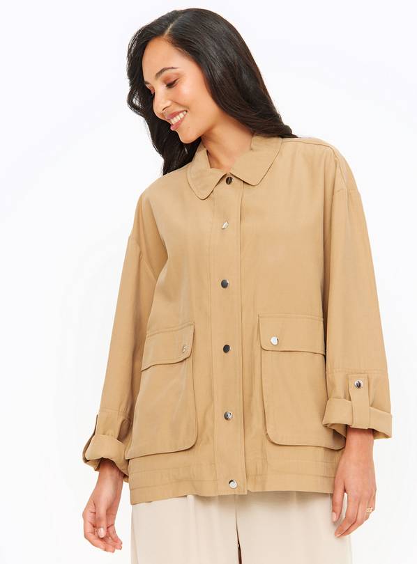  Tan Lightweight Utility Jacket 12