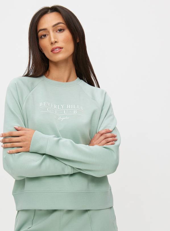 Green Beverley Hills Coord Sweatshirt S