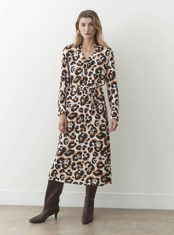 Leopard print dress clearance 16