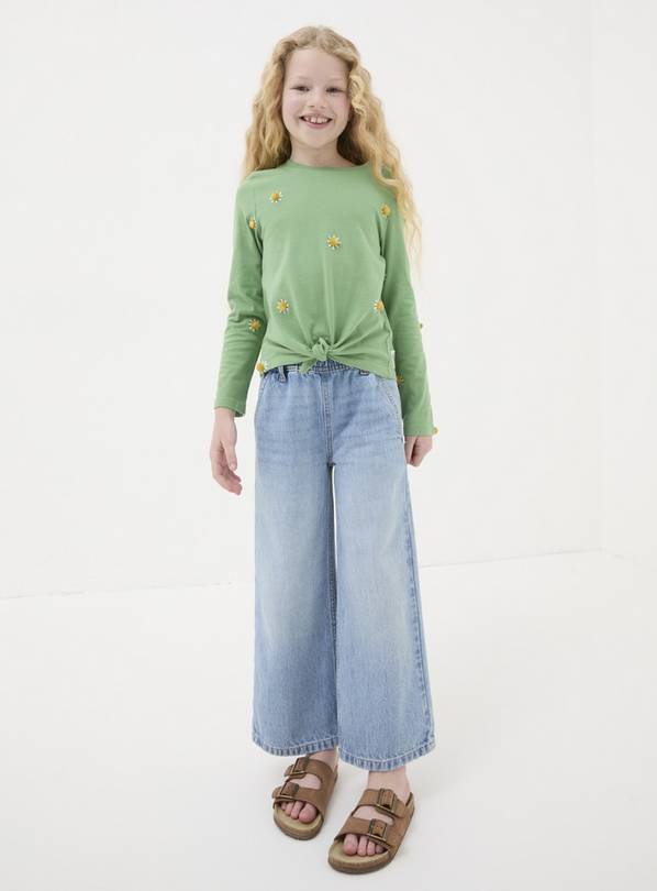 FATFACE Flower Knot T Shirt 10-11 years