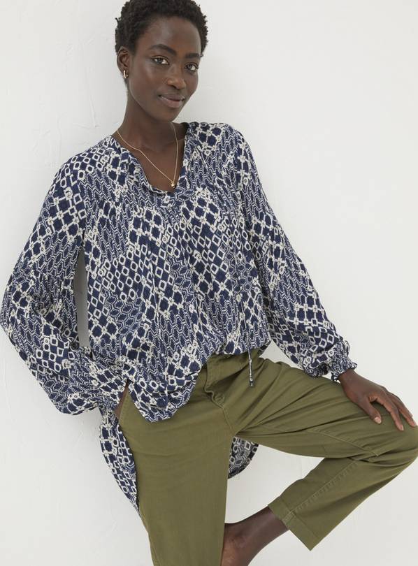 FATFACE Georgie Patchwork Geo Tunic 12