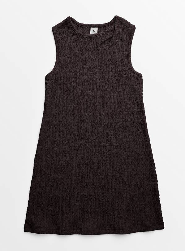 Black Cut Out Crinkle Dress 5 years