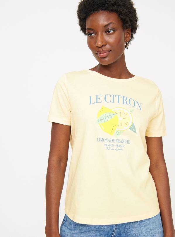 White Lemon Slogan T-Shirt 16