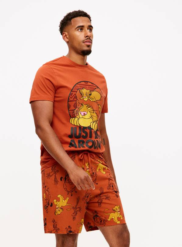 Disney The Lion King Pyjama Top & Shorts L
