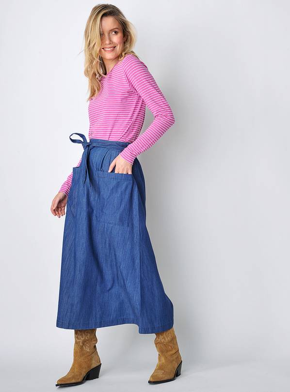 BURGS Valley Skirt High Waisted Midi Skirt 16