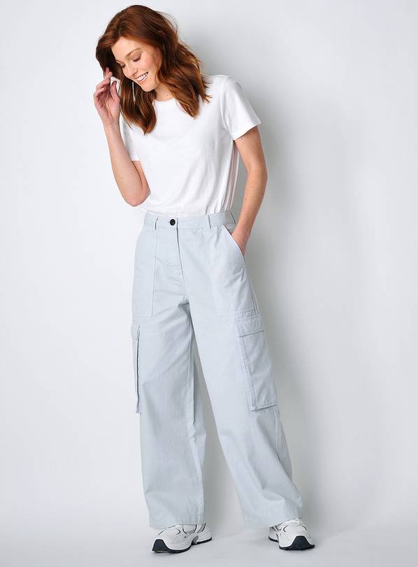 BURGS Cargo Womens Wide Leg Cargo Trousers 18