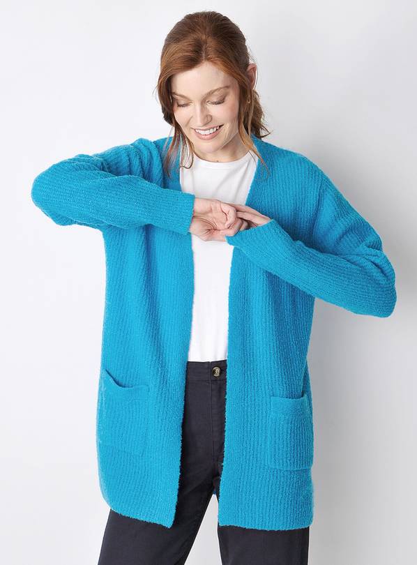 BURGS Penmarth Womens Edge To Edge Cardigan Ocean Blue 8