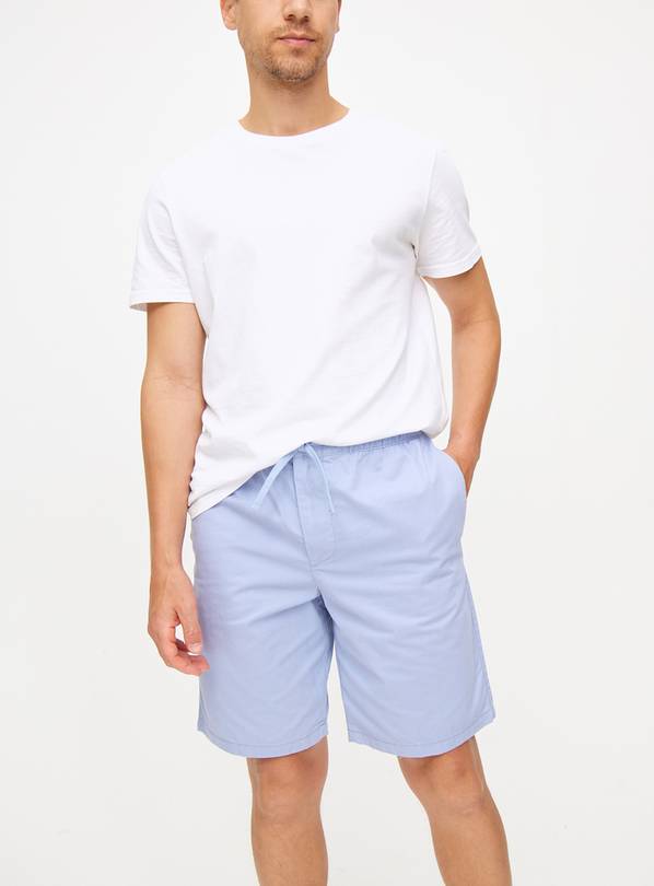 Blue Pull-On Bermuda Shorts 42