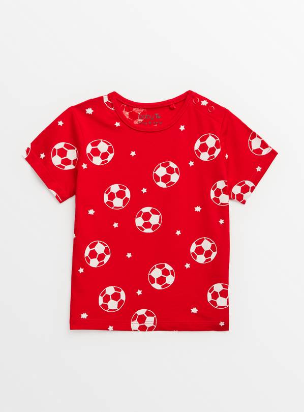 Buy Euros Red Football TShirt 69 months Tops and tshirts Argos