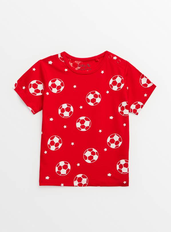 Red Football T-Shirt 3-6 months