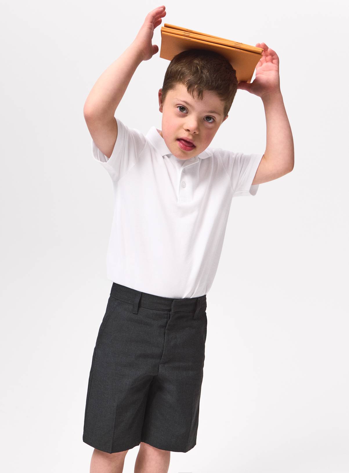 White Cotton Perfect White Polo Shirts 2 Pack 14 years - Image 2