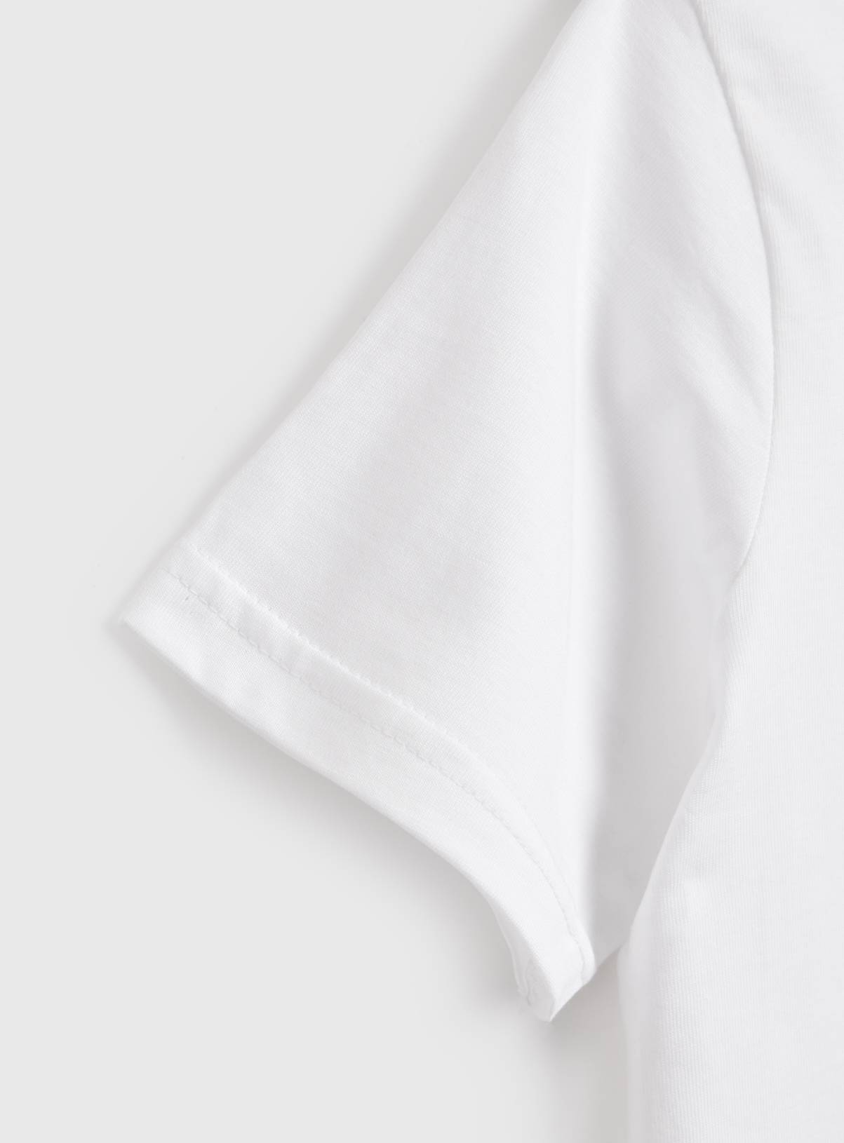 Perfect White Cotton Crew Neck Short Sleeve Unisex Tees 3 Pack 5 years - Image 6